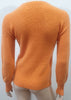 N PEAL By DRUMOHR SCOTLAND Designer Orange 100% Cashmere Jumper Sweater Top XS