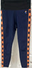 PE NATION Navy Blue VICTORY RUN Orange Trim Leggings Trousers Pants M