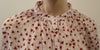 ANNA GLOVER For H&M White Pink Burgundy Geometric Print Blouse Shirt Top UK10