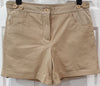 SEE BY CHLOE Beige Supersoft Lamb Leather & Suede Trim Casual Shorts I42; UK10