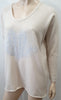 BAMFORD ENGLAND Cream Cashmere Wide Slouchy Knit Jumper Sweater Top XS