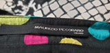 MAURIZIO PECORARO MILANO Multi Colour Patch Short Sleeve Maxi Dress UK10