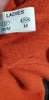 FABIANA FILIPPI Orange Merino Wool Silk Cashmere Knitwear Jumper Tank Top UK12