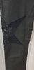 PIERRE BALMAIN Black Cotton Sheen Sheer Star Mesh Detail Skinny Jeans Pants 28