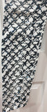 PROENZA SCHOOLER Black Blue White Geometric Print Skinny Trousers Pants 27
