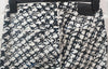 PROENZA SCHOOLER Black Blue White Geometric Print Skinny Trousers Pants 27