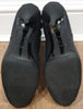 BALENCIAGA Black Leather Buckle Strap Detail High Stiletto Heel Ankle Boots 39 6