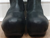 CAMILLA SKOVGAARD Black Leather Hidden Platform Wedge Heel Ankle Boots EU39