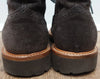 BRUNELLO CUCINELLI Brown Suede Lace Fasten Perforated Casual Ankle Boots 39 UK6