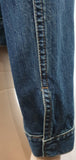 FARHI NICOLE FARHI Blue Cotton Collared Concealed Popper Casual Denim Jacket 12