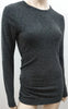 T ALEXANDER WANG Grey Draped Ruched Rear Long Sleeve Jerseywear  Sweater Top M