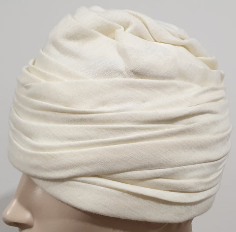 EUGENIA KIM Multi Colour Silk Fairy & Floral Print Tie Rear Headscarf Cap One Size