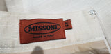 MISSONI Cream Silk Linen Blend Button Detail Formal Lined Pencil Skirt IT42 UK10