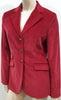 BROOKS BROTHERS 346 Red Cotton Blend Fine Corduroy Casual Blazer Jacket UK10