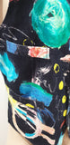 PAUL SMITH Made In England Menswear Black Multicolour Abstract Print Waistcoat M