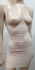 YUMIE TUMMIE BY HEATHER THOMSON Nude Open Bust Sleeveless Shapewear Slip Dress S