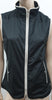 MARINA YACHTING Black Italian Fabric Funnel Neck Sleeveless Gilet Jacket 42 UK10