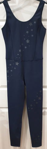 KARLA SPETIC Black TIDE Silk & Silk Organza Short Sleeve Crop Leg Jumpsuit M