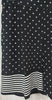 STELLA MCCARTNEY Black & White Silk Polka Dot Stripe Elasticated Shorts F42 UK12