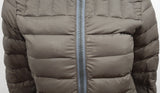 COLMAR Brown Duck Feather & Natural Down Detachable Hooded Puffer Jacket UK4