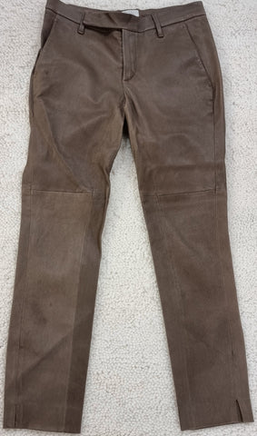 MARC JACOBS Cotton Blend Black Sheen Cropped Capri Trousers Pants US6; UK10