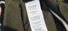 NO 21 Olive Green Wool Black & White Stripe Knitwear Long Sleeve Jumper Sweater