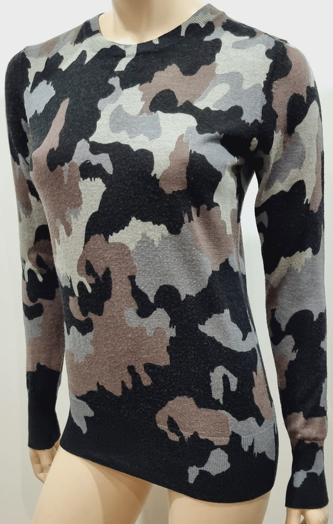 MARKUS LUPFER Merino Wool Camo Camouflage Fine Knitwear Jumper Sweater M