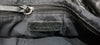 GIVENCHY Black Wrinkled Leather Branded Silver Side Zipper Expandable Tote Bag