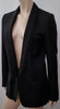 STELLA MCCARTNEY Black Wool Blend Silk Lined Formal Blazer Jacket IT44 UK14