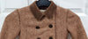 HARRODS CHILPRUFE Vintage Brown Hand Woven Harris Tweed Jacket Coat 18M