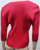 PLEATS PLEASE ISSEY MIYAKE Pink Pleated Blouse Jacket Top 3 UK12 WORN ONCE!