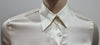 LAURA SCHUBERT Ivory Cream Silk Satin Blend Long Sleeve Blouse Shirt Top UK8