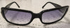 BVLGARI Made In Italy 830 501/11 Black Frame Branded Rectangular Sunglasses w Case