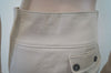 TRUSSARDI Made In Italy Beige Fitted Branded Wide Waist Pencil Skirt UK14; IT42