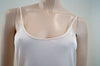 CELINE Off White Cream Knitwear Scoop Neck Sleeveless Cami Tank Jumper Top Sz:M