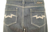 SERFONTAINE Womens Black Denim Cotton Blend Skinny Leg Jeans Pants Sz 28