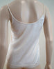 CELINE Off White Cream Knitwear Scoop Neck Sleeveless Cami Tank Jumper Top Sz:M