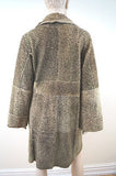 CRISTIANO DI THIENE Made In Italy Reversable Sheepskin & Fabric Coat IT46; UK14