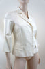 ALESSANDRO DELL'ACQUA Cream / Ivory 3/4 Sleeve Fitted Jacket UK12; US8