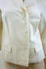 ALESSANDRO DELL'ACQUA Cream / Ivory 3/4 Sleeve Fitted Jacket UK12; US8