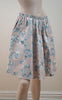 ACNE Designer Multi-Colour Floral Print Pleated Lined Short Skirt FR40; UK12