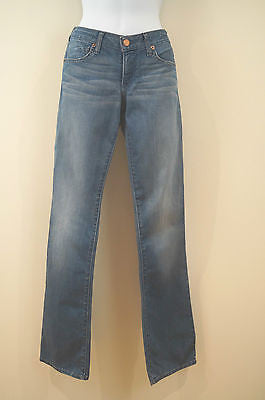 3.1 PHILLIP LIM Blue Cotton Stretch Denim Slim Straight Leg Jeans Trousers Pants