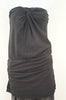 PINKO Black Cotton Bandeau Top & Charcoal Grey Silk Cargo Playsuit Jumpsuit UK8