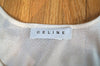 CELINE Off White Cream Knitwear Scoop Neck Sleeveless Cami Tank Jumper Top Sz:M