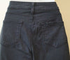 PAIGE Navy Blue Lyocell Cotton Stretch Tapered Crop Capri Trousers Pants Sz:28