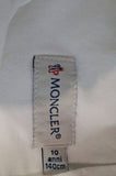MONCLER Girls White Cotton Stretch Branded Casual Summer Shorts 10Y