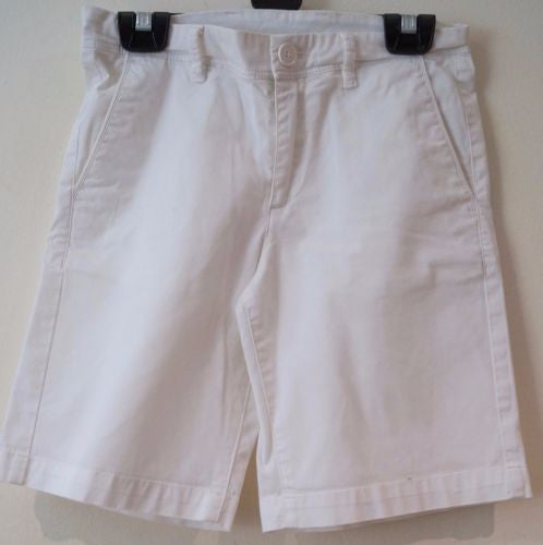 MONCLER Girls White Cotton Stretch Branded Casual Summer Shorts 10Y
