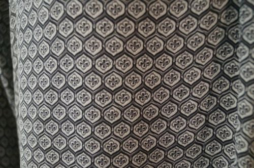 JOIE Purple Grey Black 100% Silk Geometric Print V Neck Long Sleeve Blouse M