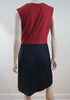 RAOUL Ladies Red & Black 100% Wool Sleeveless Lined Formal Dress FR40; UK12