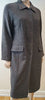 EPISODE Charcoal Grey 100% Wool Collared Concealed Fastening Winter Coat UK10